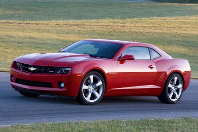 Red Chevrolet Camaro, 2010